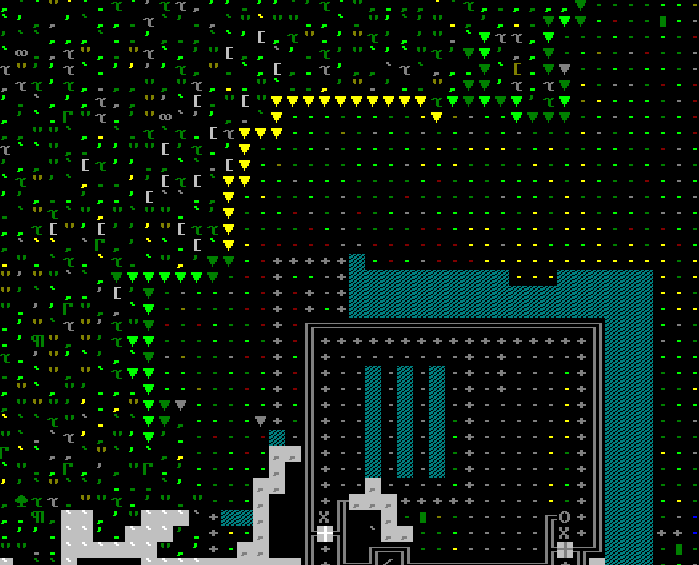 Fffective range of the patrolling marksdwarves